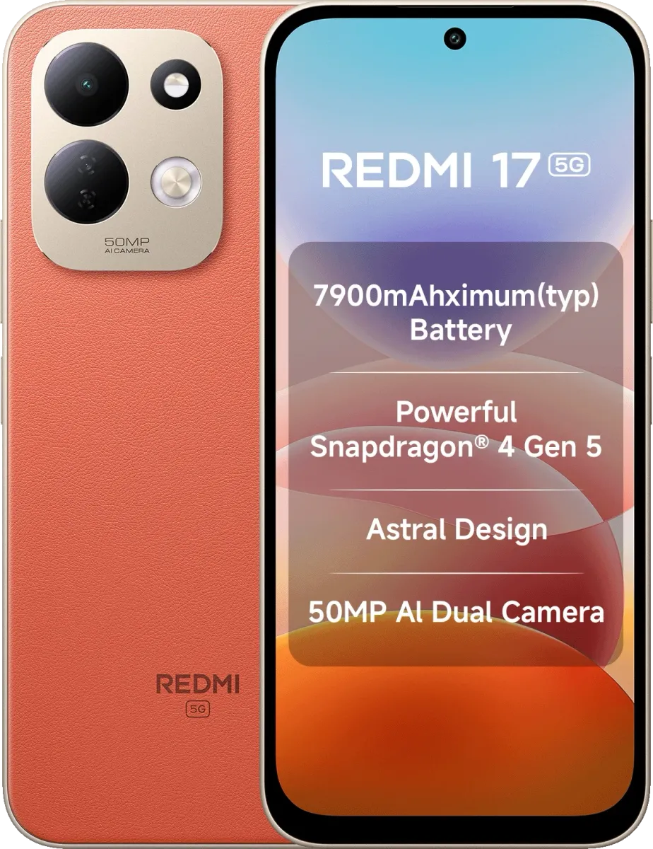 Redmi 17 5G launches in India with 7900mAh battery and Snapdragon 4 Gen 5