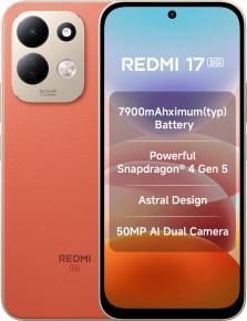 Xiaomi Redmi 17 5G (8GB RAM + 128GB) vs Xiaomi Redmi Note 17 5G (8GB RAM + 128GB)
