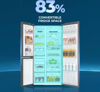 Haier HRT-683ISU1 598 L Side by Side Refrigerator