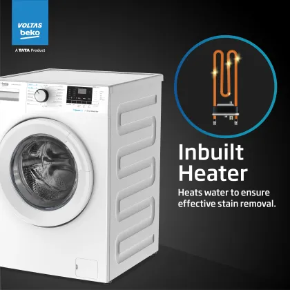 Voltas Beko WFL8012B7JVBKA 8 kg Fully Automatic Front Load Washing Machine