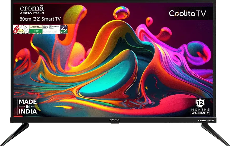 Croma CREL032HCL331801 32 inch HD Ready Smart LED TV - Price in India ...