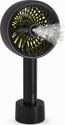 Geek Aire, 5 Inch Rechargeable Misting Turbo Handheld Fan with 2600 mAh Li-ion Battery, 3 speed option and Table dock