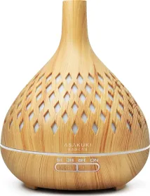 Asakuki 400ml Cool Mist Essential Oil Diffuser Humidifier