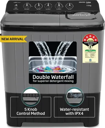 Voltas Beko WTT75UHA/OK5B1B1S21 7.5 Kg Semi Automatic Washing Machine