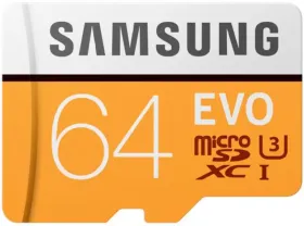 Samsung EVO 64 GB SDXC UHS Class 10 100 MB/s Memory Card