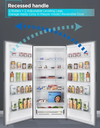 BLACK+DECKER BUC2120MS 21.2 Cu Ft Single Door Refrigerator