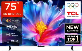 TCL P6L 75 inch Ultra HD 4K Smart LED TV (75P6L)