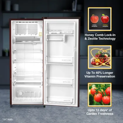 Whirlpool 215 VMPRO PRM 3S INV 192L 3 Star Single Door Refrigerator