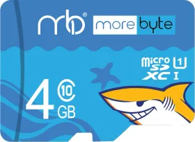Morebyte Shark 4 GB Micro SDXC UHS-I Memory Card