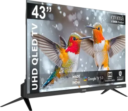 Croma CREL043UGQ331851 43 inch Ultra HD 4K Smart QLED TV