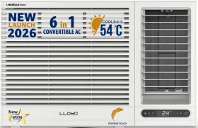 Lloyd GLW18I5AGSPR 1.5 Ton 5 Star 2026 Inverter Window AC