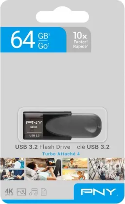 PNY Turbo Attache 4 64GB USB 3.2 Flash Drive - image 4