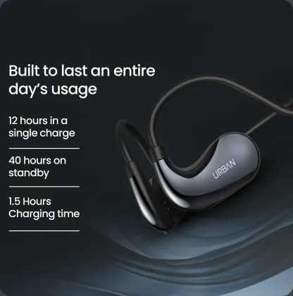 Urban Vibe Ultra Bone Conduction Wireless Headphones