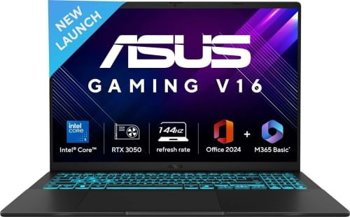 Asus Gaming V16 2025 V3607VJ-RP134WS Laptop (Intel Core 5 210H/ 16GB/ 512GB SSD/ Win11/ 6GB Graph)
