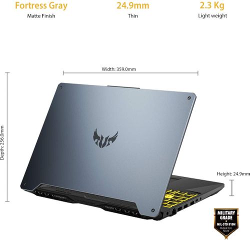 Asus TUF Gaming F15 FX566LH-BQ036T Laptop (10th Gen Core i7/ 8GB/ 512GB SSD/ Win10/ 4GB Graph)