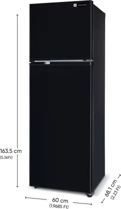 Realme TechLife 310JF3RMBG 308L 3 Star Double Door Refrigerator