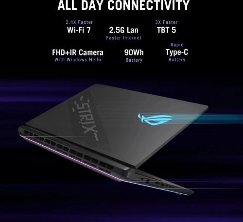 Asus ROG Strix SCAR 16 (2025) G635LX-RW158WS Gaming Laptop (Intel Core Ultra 9 Processor 275HX/ 32GB/ 2TB SSD/ Win11 Home/ RTX 5090 24 GB Graphics)