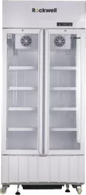 Rockwell RVC600A 460 L Double Glass Door Visi Cooler