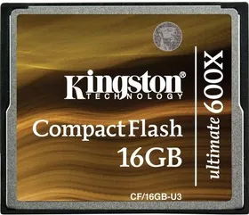 Kingston 16GB CompactFlash CF Memory Card | Ultimate 600x