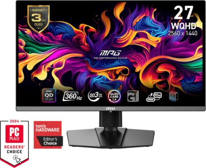 MSI MPG 271QRX QD-OLED 27 inch Quad HD Gaming Monitor
