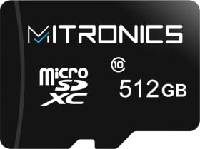 Mitronics Pro 512 GB Micro SDXC Class 10 Memory Card