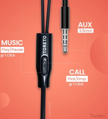 Toreto Melody 3 Wired Earphones