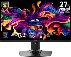 MSI MPG 271QR QD-OLED X50 27 inch Quad HD Gaming Monitor