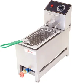 Kiran 5L Electric & Gas Deep Fryer