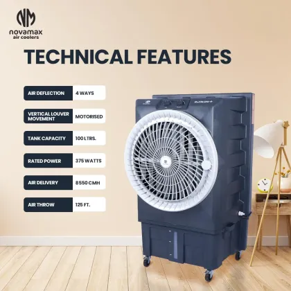 Novamax Rambo Plus 100 L Desert Air Cooler