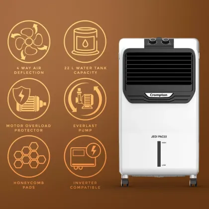Crompton Jedi Pac 22 L Room Air Cooler