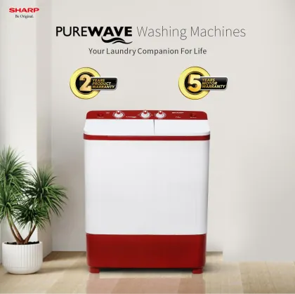 Sharp Purewave ES-SD70NB 7 Kg Semi Automatic Washing Machine