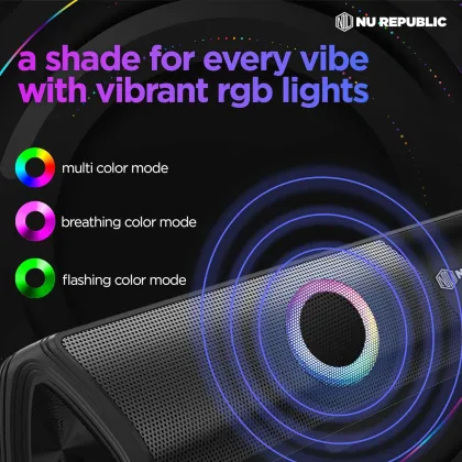 Nu Republic Party Box 20 20W Bluetooth Soundbar