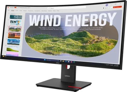 Lenovo ThinkVision T34WD-40 34 inch WQHD Ultrawide Curved Monitor