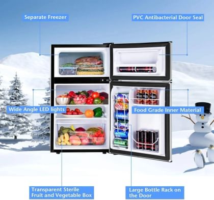 LEONARD LE-USA-DDREF 115 L Double Door Mini Refrigerator