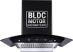 Elica WDFL 750 BLDC HAC LTW MS NERO Auto Clean Chimney