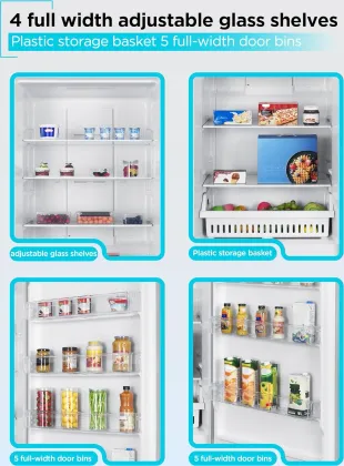 BLACK+DECKER BUC2120MS 21.2 Cu Ft Single Door Refrigerator