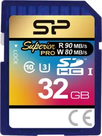 Silicon Power Superior Pro 32GB SDHC Class 10 UHS-I Memory Card