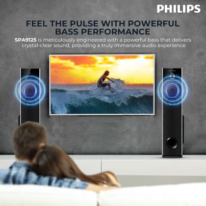 Philips SPA9125 130W Tower Speakers