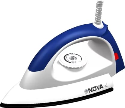 Nova Plus 1100 W Amaze NI 30 Dry Iron  (White , Blue)