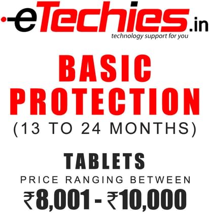 Etechies Tablets 1 Year Extended Basic Protection For Device Worth Rs 8001 - 10000