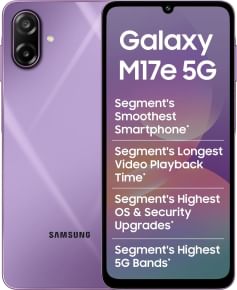 Samsung Galaxy M17e 5G vs Samsung Galaxy A17 5G (8GB RAM + 256GB)