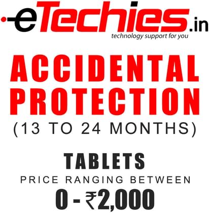 Etechies Tablets 1 Year Extended Accidental Damage Protection For Device Worth Rs 0 - 2000
