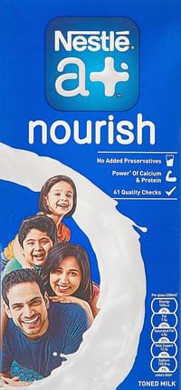 Nestle a+ Nourish Plus Toned Milk,1L