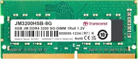 Transcend JetRam JM3200HSB-8G 8 GB DDR4-3200 Laptop RAM