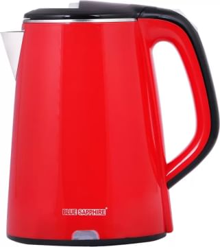 Blue Sapphire King Double Layer Electric Kettle  (2.0 L, Red)