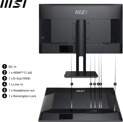 MSI PRO MP275P 27 inch Full HD Monitor