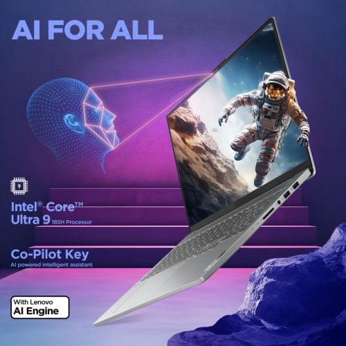 Lenovo IdeaPad Pro 5 16IMH9 83D4007UIN Gaming Laptop (Intel Core Ultra 9 185H/ 32GB/ 1TB SSD/ Win11/ 6GB Graph)
