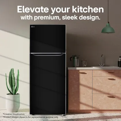LG GLT4416CCES 446 L 1 Star Double Door Refrigerator