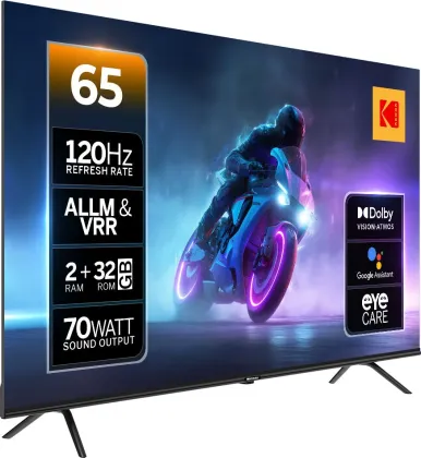 Kodak MotionX 65 inch Ultra HD 4K Smart QLED TV (65MX1212)
