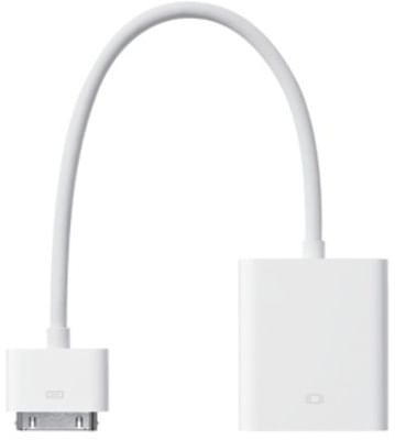 Apple MC552ZM/B Dock Connector to VGA Adapter
